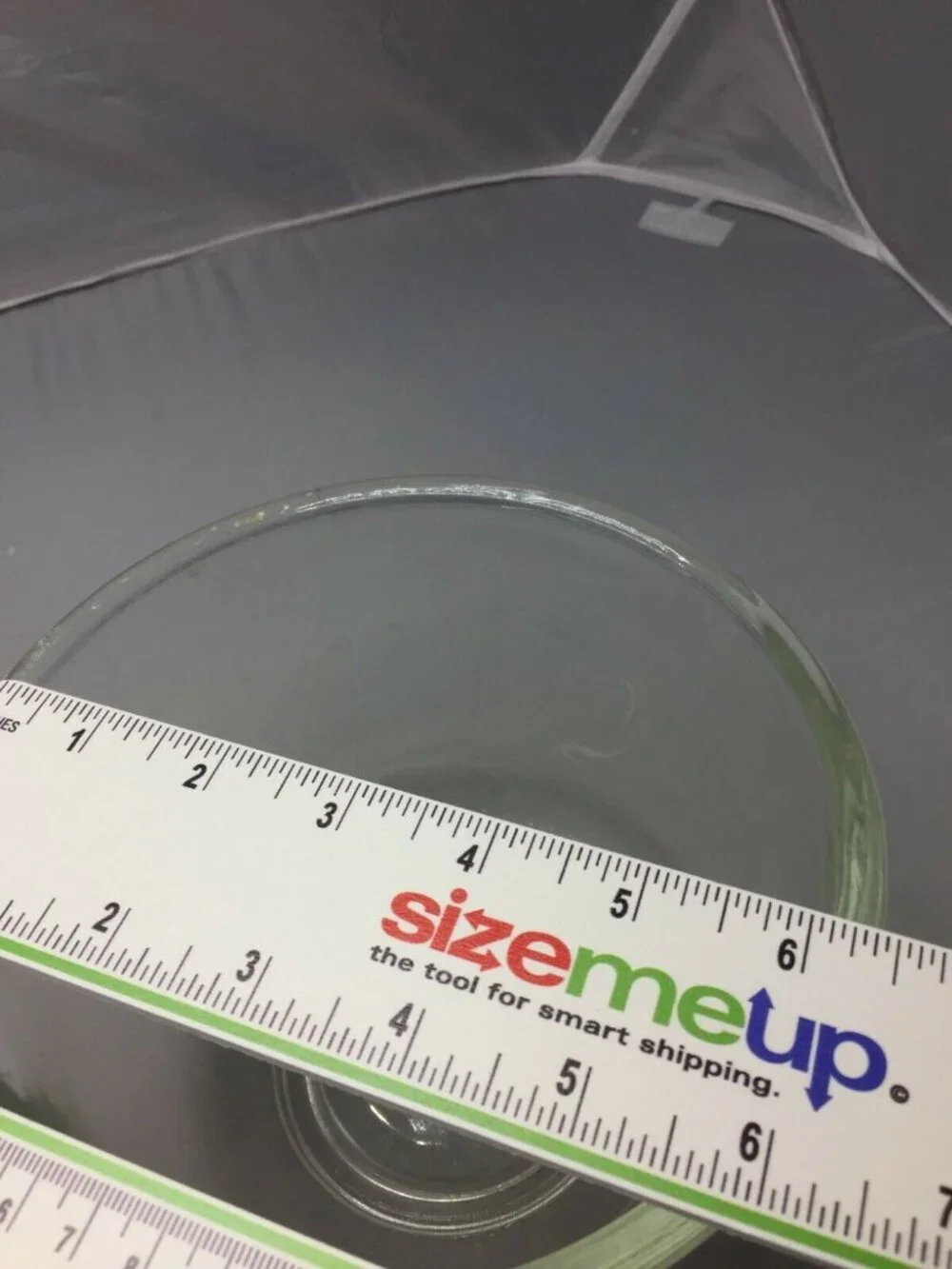 Vtg Pour Spout Small Mixing Bowl Clear Glass 6.5